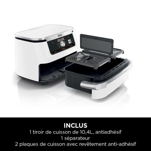Air Fryer Ninja Foodi FLEX 7-en-1, 10,4 L, Blanc, AF500EUWH