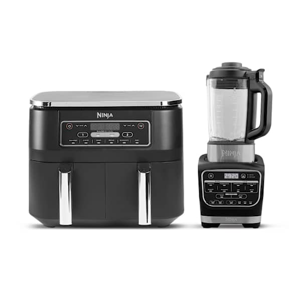 Air fryer double compartiment 6-en-1, 7,6L et Blender et robot à soupe