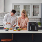 Air fryer double compartiment 6-en-1, 7,6L et Blender et robot à soupe