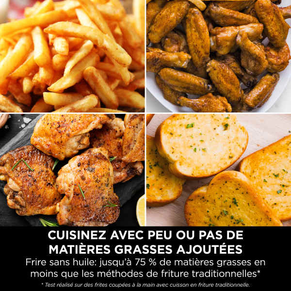 Air fryer Ninja Double Stack XL 2 tiroirs superposés 6-en-1, 9,5 L, Blanc SL400EUWH