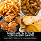 Air fryer Ninja Double Stack XL 2 tiroirs superposés 6-en-1, 9,5 L, Blanc SL400EUWH