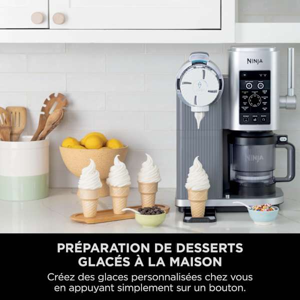 Machine à glace à l’italienne Ninja CREAMi Scoop & Swirl 13-en-1