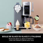 Machine à glace à l’italienne Ninja CREAMi Scoop & Swirl 13-en-1