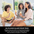 Machine à glace à l’italienne Ninja CREAMi Scoop & Swirl 13-en-1, Matcha-Fraise