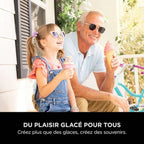 Machine à glace à l’italienne Ninja CREAMi Scoop & Swirl 13-en-1, Matcha-Fraise