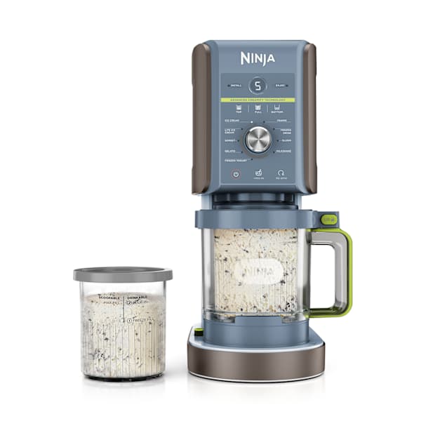 Machine à glace Ninja CREAMi Deluxe 10-en-1, Bleu-gris