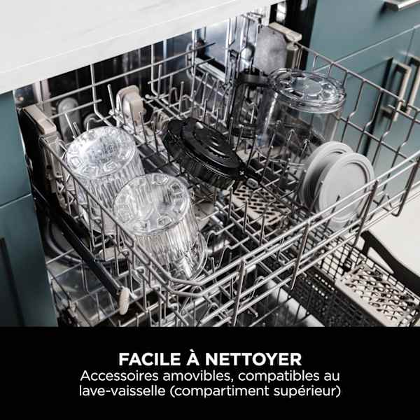 Machine à glace Ninja CREAMi Deluxe 10-en-1, Bleu-gris
