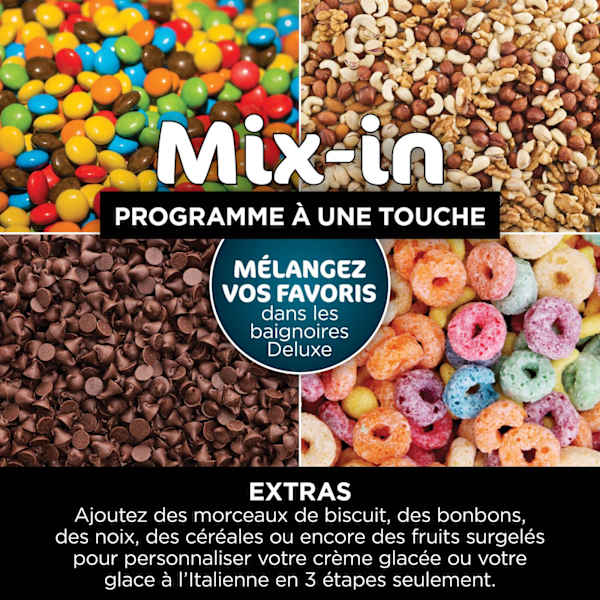 Machine à glace Ninja CREAMi Deluxe 10-en-1, Bleu-gris