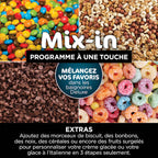 Machine à glace Ninja CREAMi Deluxe 10-en-1, Bleu-gris