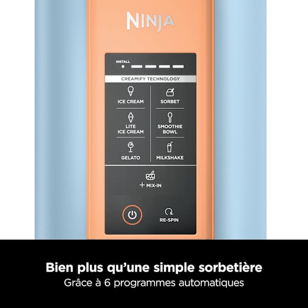 Machine à glace Ninja CREAMi Bleu-Orange NC302EUAOPL