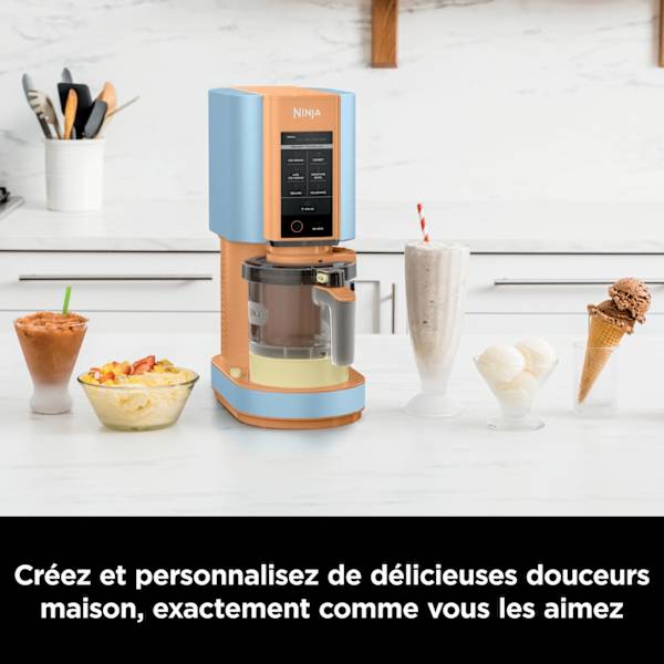 Machine à glace Ninja CREAMi Bleu-Orange NC302EUAOPL