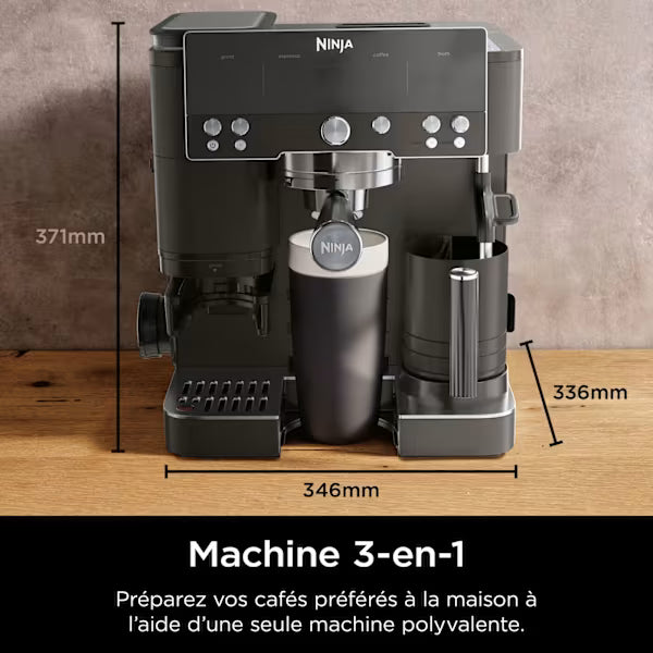 Machine Espresso Ninja Luxe Café Premier Noir ES601EUBK