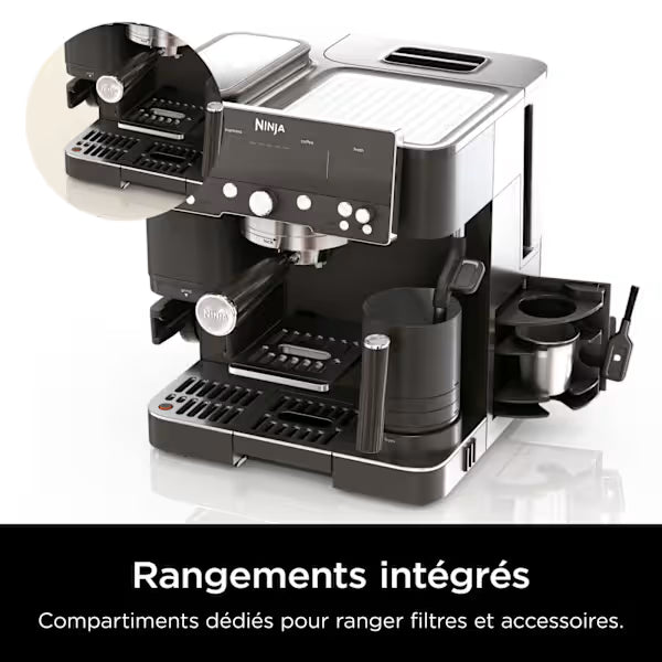 Machine Espresso Ninja Luxe Café Premier Noir ES601EUBK