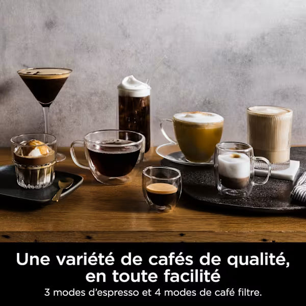 Machine Espresso Ninja Luxe Café Premier Noir ES601EUBK