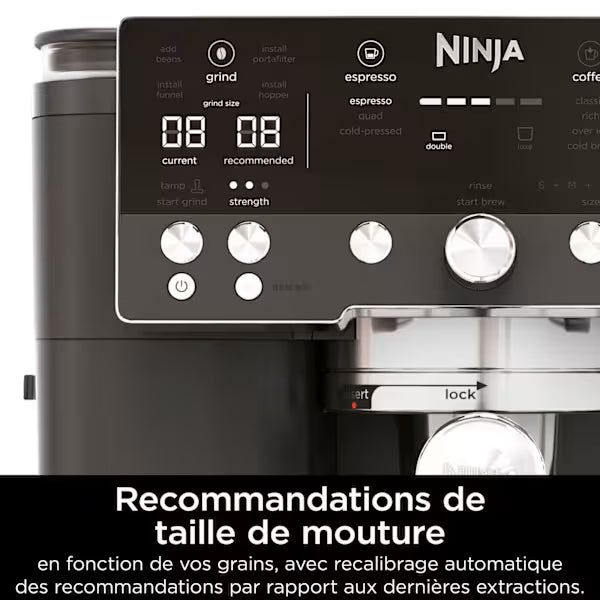 Machine Espresso Ninja Luxe Café Premier Noir ES601EUBK