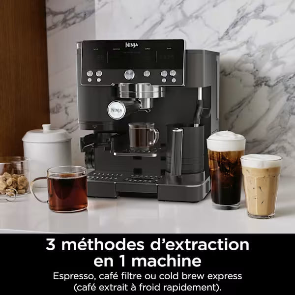 Machine Espresso Ninja Luxe Café Premier Noir ES601EUBK