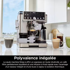 Pack Machine Espresso Ninja Luxe Café Pro avec solution détartrante et carafe