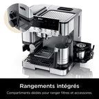 Pack Machine Espresso Ninja Luxe Café Premier avec solution détartrante et boite à marc