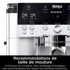 Pack Machine Espresso Ninja Luxe Café Premier avec solution détartrante et boite à marc