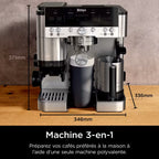 Pack Machine Espresso Ninja Luxe Café Premier avec solution détartrante et boite à marc
