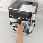 Pack Machine Espresso Ninja Luxe Café Essential avec solution détartrante et boite à marc