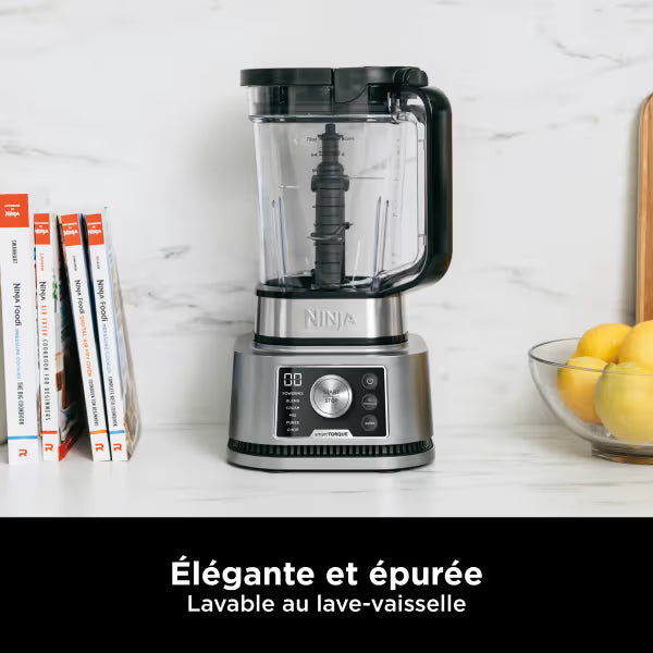 Blender 3 en 1 Ninja Foodi Power Nutri avec technologies Smart Torque & Auto-iQ 1200W - CB350EU