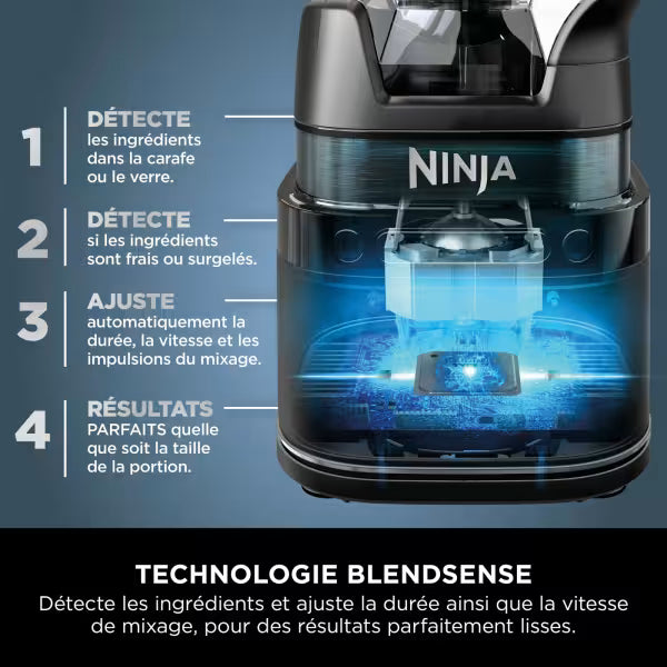 Blender intelligent Ninja Detect et verres de mixage individuels TB301EU