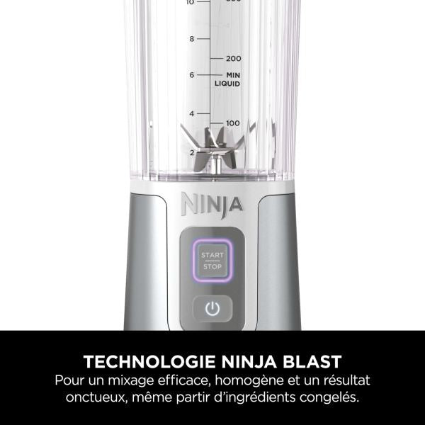 Blender portable sans fil Ninja Blast – Blanc [BC151EUWH]