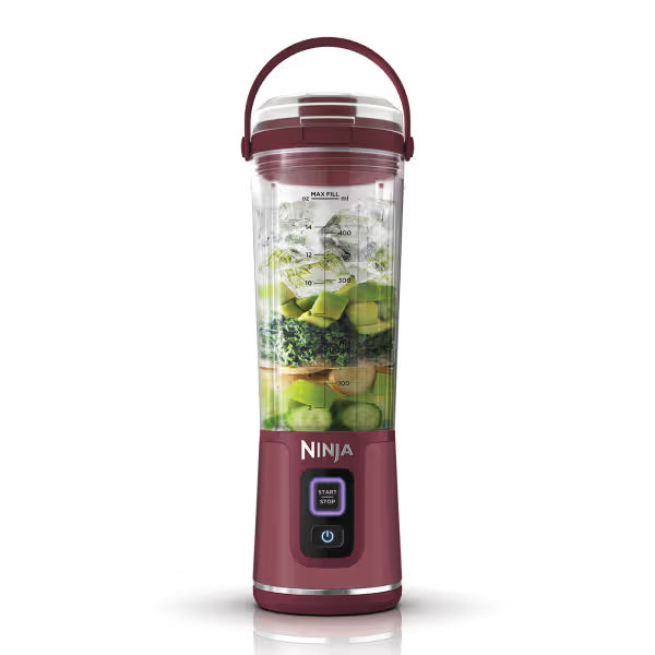 Blender portable sans fil Ninja Blast – Cranberry [BC151EUCR]