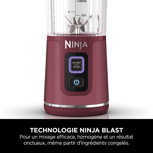 Blender portable sans fil Ninja Blast – Cranberry [BC151EUCR]