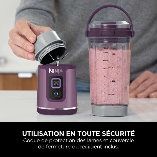 Blender portable sans fil Ninja Blast – Violet [BC151EUPR]