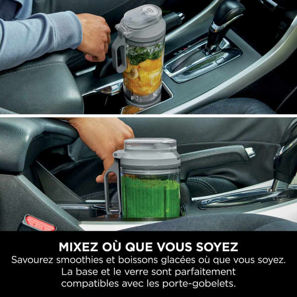 Blender portable sans fil Ninja Blast Max - Argent BC251EUSL