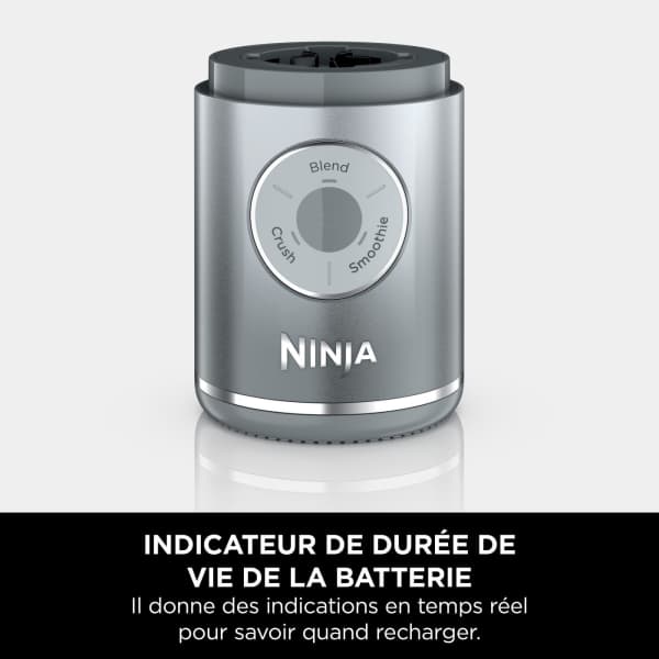 Blender portable sans fil Ninja Blast Max - Argent BC251EUSL