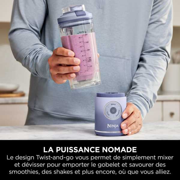 Blender portable sans fil Ninja Blast Max - Lavande BC251EULD
