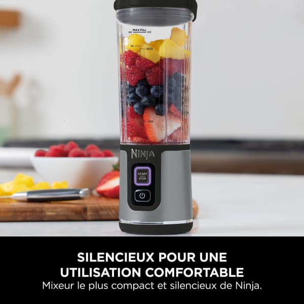 Blender portable sans fil Ninja Blast et Gourde isotherme Ninja Thirsti