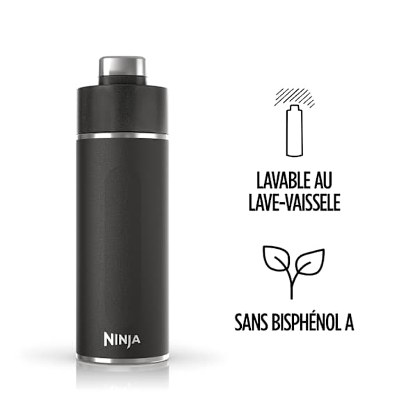 Blender portable sans fil Ninja Blast et Gourde isotherme Ninja Thirsti
