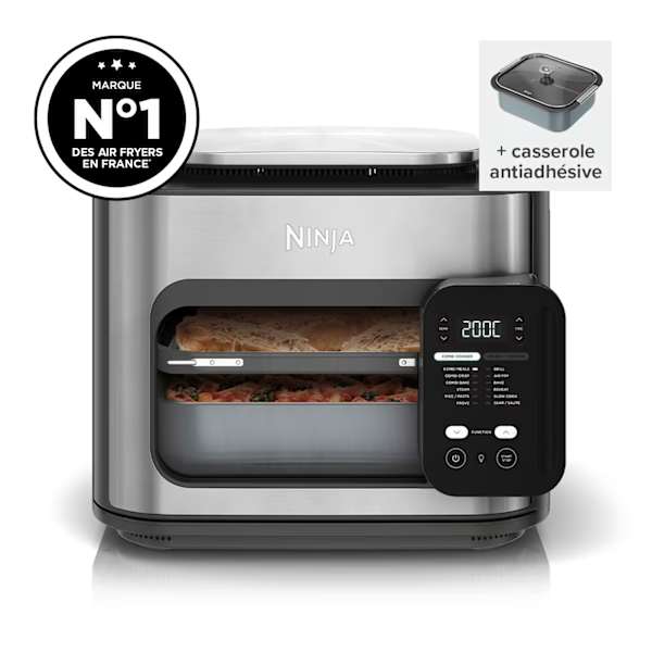 Ninja Combi Multicuiseur, four et air fryer 12-en-1 avec casserole antiadhésive