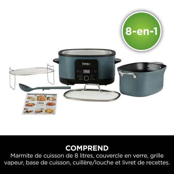 Ninja Foodi PossibleCooker, multicuiseur et mijoteuse numérique 8-en-1 MC1001EU