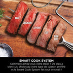 Barbecue électrique et fumoir Ninja Woodfire Pro XL avec thermosonde Smart Cook, support et housse