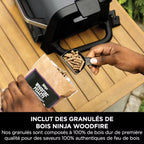 Barbecue électrique & Fumoir Ninja Woodfire avec support et housse