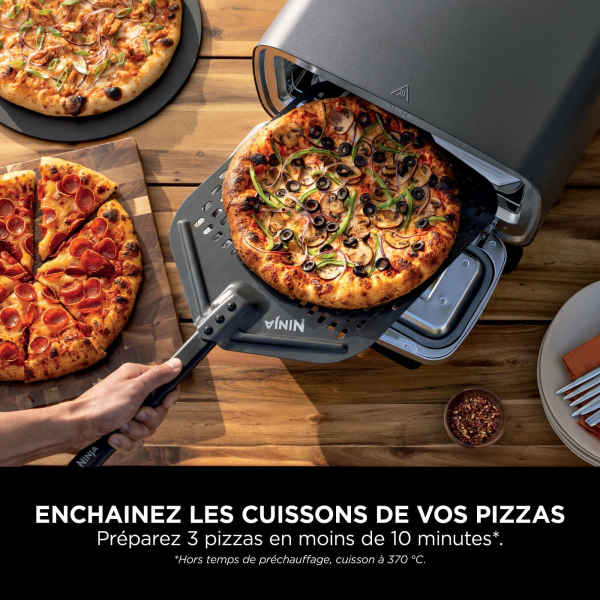 Four à pizza électrique d’extérieur, avec fonction Air Fryer Ninja Artisan MO201EU