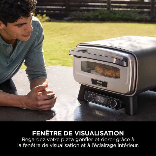 Four à pizza électrique d’extérieur, avec fonction Air Fryer Ninja Artisan MO201EU