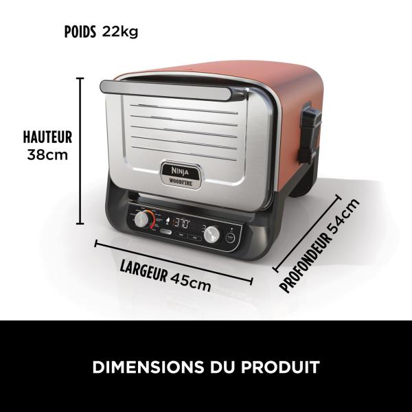 Four d’extérieur Ninja Woodfire OO101EU