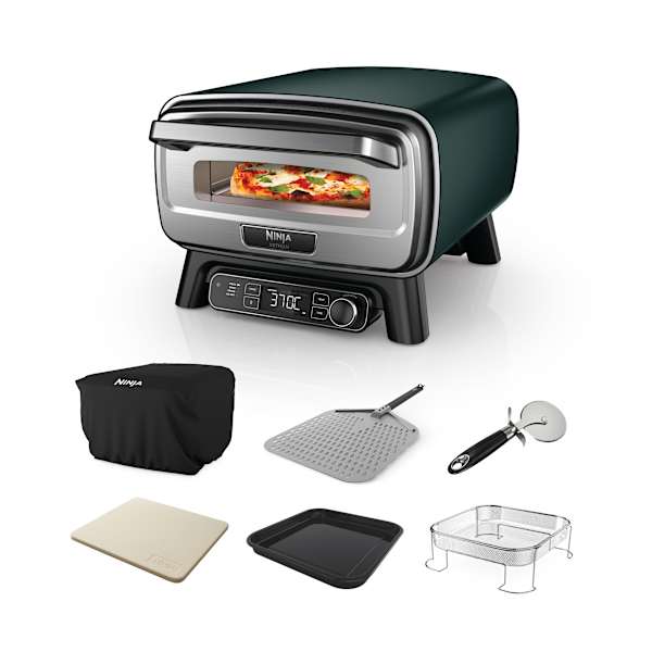 Four à pizza électrique d’extérieur, avec fonction Air Fryer Ninja Artisan MO201EUDB - Vert Foncé