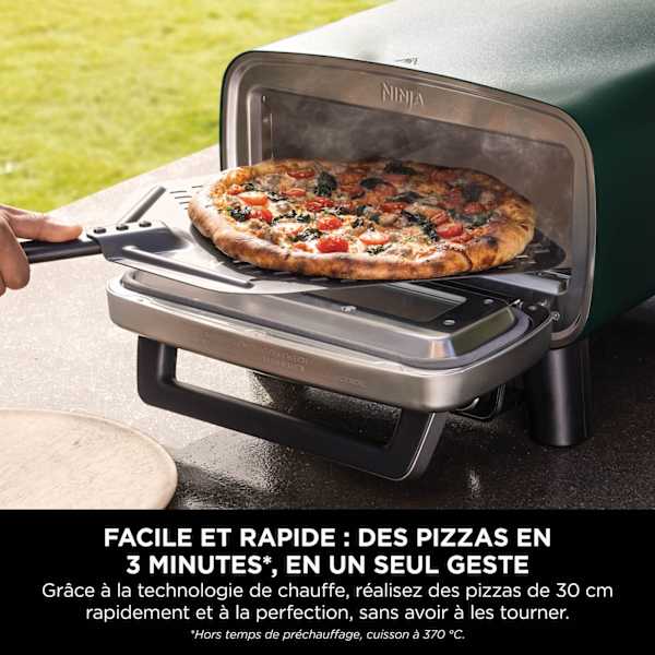 Four à pizza électrique d’extérieur, avec fonction Air Fryer Ninja Artisan MO201EUDB - Vert Foncé