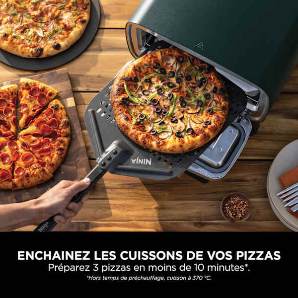 Four à pizza électrique d’extérieur, avec fonction Air Fryer Ninja Artisan MO201EUDB - Vert Foncé