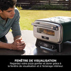 Four à pizza électrique d’extérieur, avec fonction Air Fryer Ninja Artisan MO201EUDB - Vert Foncé