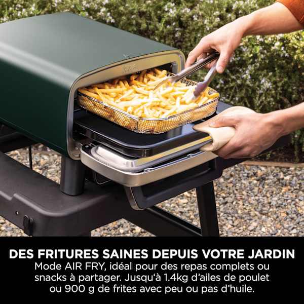 Four à pizza électrique d’extérieur, avec fonction Air Fryer Ninja Artisan MO201EUDB - Vert Foncé