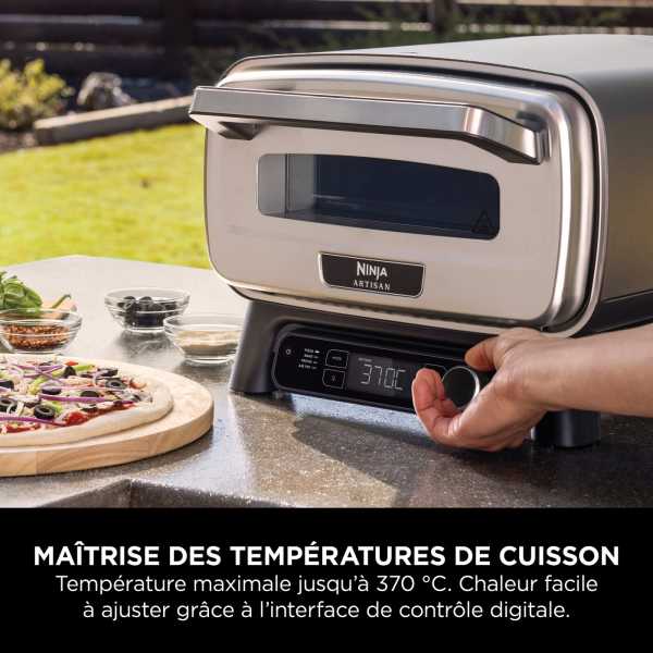 Four à pizza électrique d’extérieur, avec fonction Air Fryer Ninja Artisan MO201EU