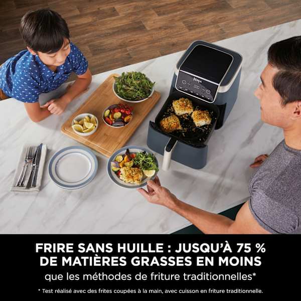 Air Fryer Ninja 1 tiroir 6-en-1, 6,2 L, Bleu nuit AF180EUCYD